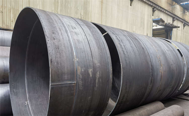 鋼材場鋼便橋鋼支撐，百色325-6螺旋管，720mm螺旋鋼管，螺旋管2700