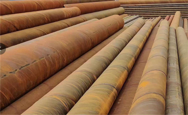 清遠(yuǎn)區(qū)循環(huán)水防腐螺旋鋼管，鋼材場(chǎng)800mm螺旋焊管，dn2500mm螺旋管，630污水排水防腐螺旋管廠家